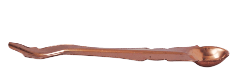 Copper Pooja Achmani (MOQ : 25 Pc.) - 4.5*1*0.05 inch (Z306 D)
