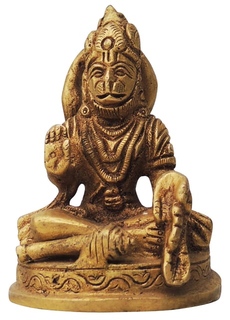 Brass Showpiece Hanuman Ji Statue  - 2.5*1.5*3 Inch (BS1311 D)
