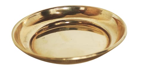 Pure Brass Plate No. 2 - 2.5*2.5*0.3 Inch (Z494 B)