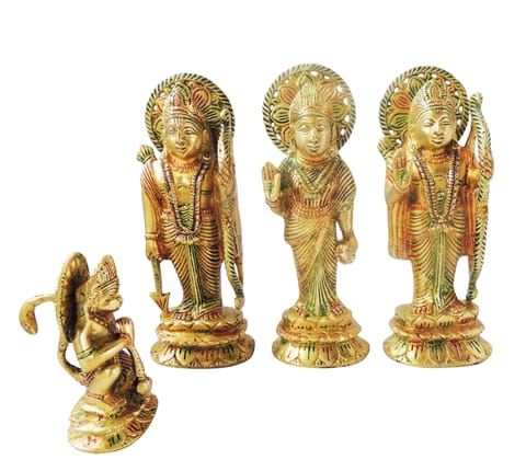 Brass Showpiece Ram Statue - 3.5*2.5*9.1 Inch (BS1139 B)