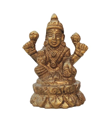 Brass Showpiece Laxmi Ji Statue - 1.5*1.5*2 Inch (BS1003 L)