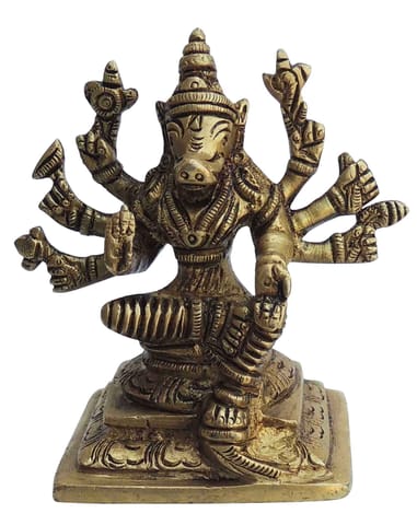 Brass Varha Avatar Idol statue - 3.5*2.2*3.5 Inch (BS1328 C)