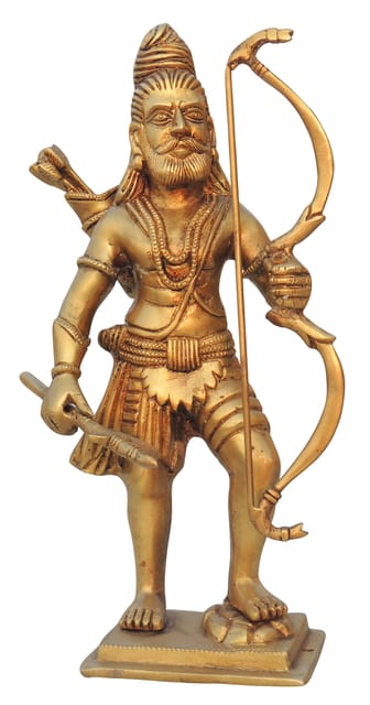 Brass Showpiece Parshuram God Idol Statue - 5*2.5*10.5  Inch (BS1339 C)