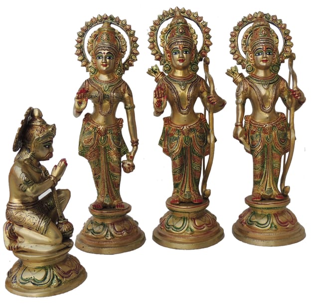 Brass Showpiece Ram Darbar God Idol Statue (BS1380 E)