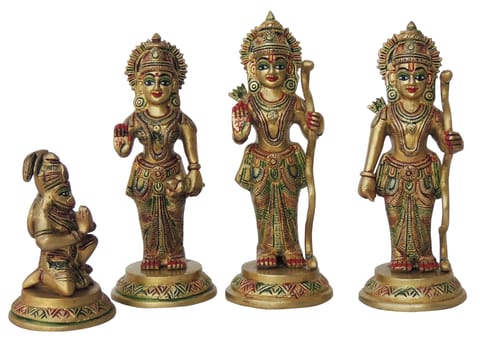 Brass Showpiece Ram Darbar God Idol Statue (BS1380 C)