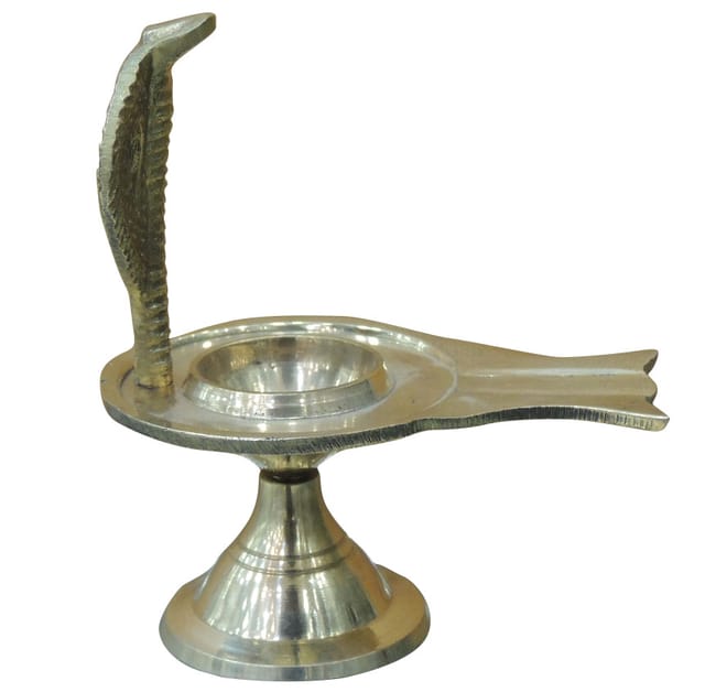 Brass Jaladhari, Argha Shivling - 1.2*3.9*4.5 inch (Z420 D)