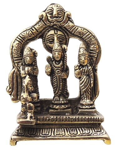 Brass Showpiece Ram Darbar God Idol Statue - 2.6*1.5*4 Inch (BS1394 A)