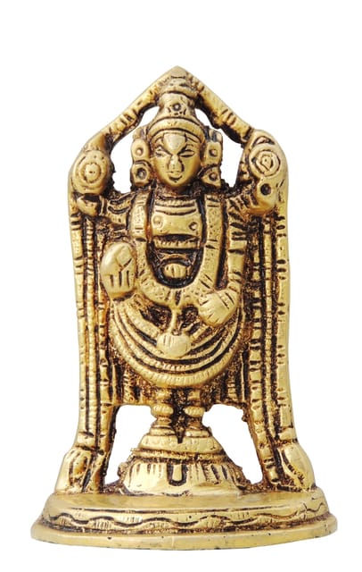 Brass Showpiece Tirupati Bala Ji God Idol Statue - 2.5*1.2*3.5 Inch (BS1389 B)