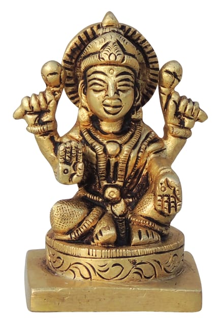 Brass Showpiece Laxmi Ji God Idol Statue - 2*1.5*2.5 Inch (BS1453 L)