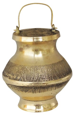 Brass Ganga Jali No. 7 - 130 ml  2.8*2.8*4 inch (Z200 R)