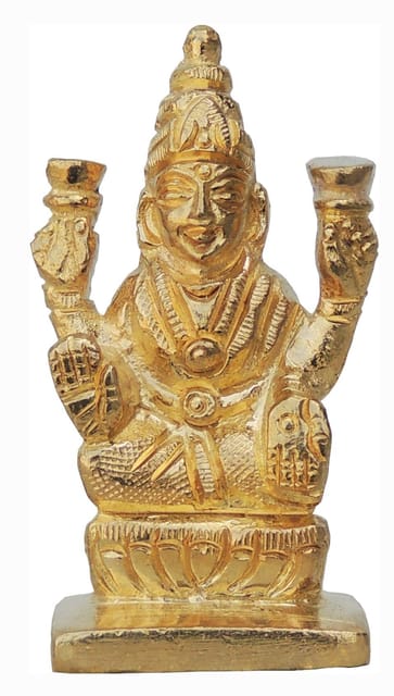Brass Showpiece Laxmi Ji Statue - 1.5*1*2.5 Inch (BS586 A)