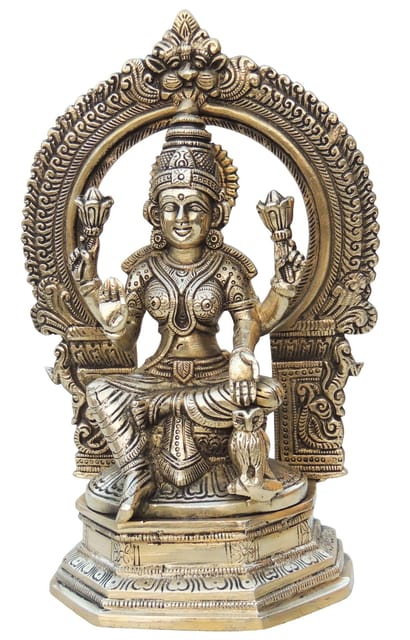 Brass Showpiece Laxmi Ji God Idol Statue - 6*3.5*9.5 Inch (BS1325 L)