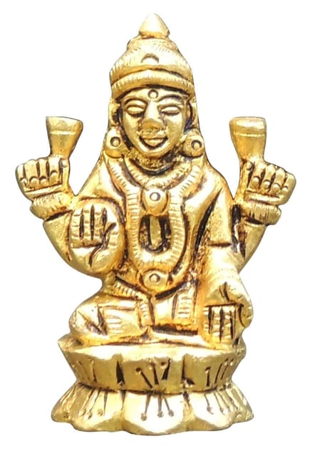 Brass Showpiece Laxmi Ji God Idol Statue - 1.5*1*2.2 Inch (BS1474 L)