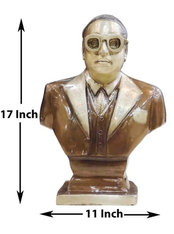 Brass Showpiece Ambedker Statue - 11*6.5*17 inch (BS534 M)