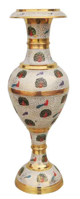Brass Home & Garden Decorative Flower Pot, Vase - 6.7*14.5*18.8 Inch (F406 B)