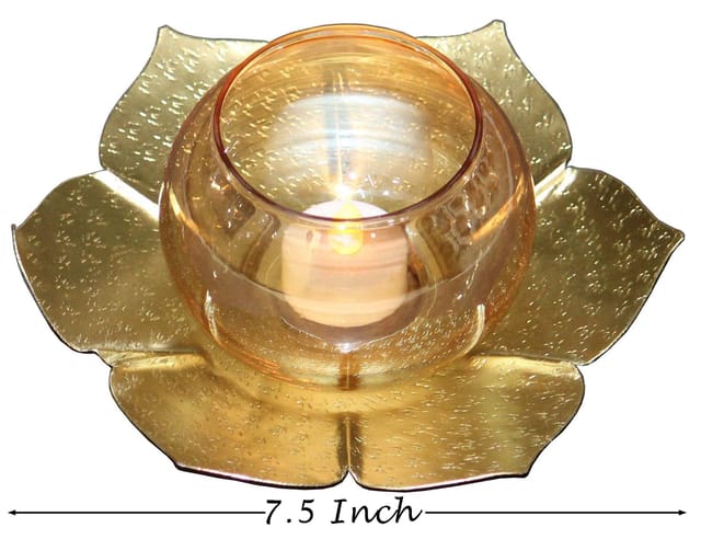 Iron Table Decor T Light Holder  - 7.5*7.5*1.5 Inch (I152 A)