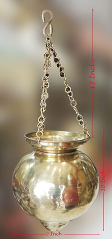 Brass Hanging Shiv Jaldhara - 9*9*10 Inch (Z600 F)
