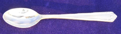 Pure Silver Small Spoon With 92.5 Hallmarked - 6*1.2*0.5 Inch (SL040 D)