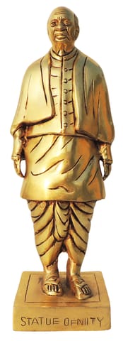 Brass Showpiece Statue Of Unity Statue - 4*3.7*12.5 Inch (BS1023 P)