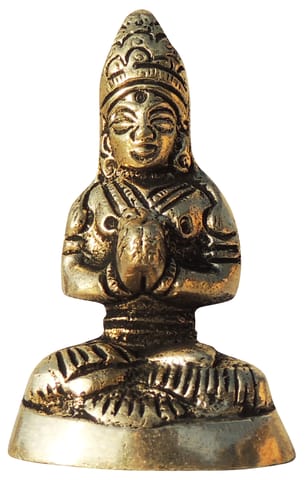 Brass Showpiece Ganga Ji God Idol Statue - 1.7*1*3 Inch (BS872 C)