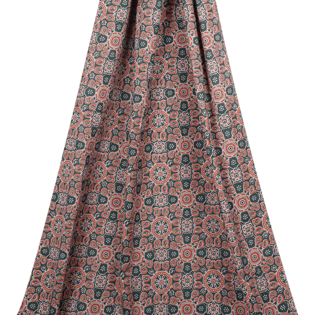 Cotton Traditional Pattern Kalamkari Print - KCC132866