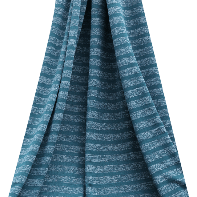 Woolen Stripe Printed - Teal - KCC15407