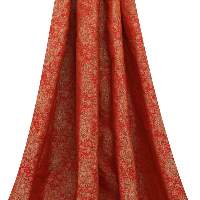 Benarasi Handwoven Tanchoi Fabric