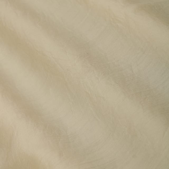 Pearl White Munga Silk Fabric