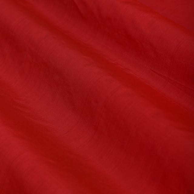 Blood Red Dupion Silk Fabric