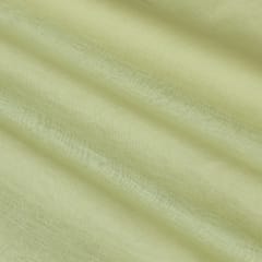 Tea Green Chanderi Plain Fabric