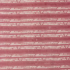 Lilac Muslin Stripe Print Fabric