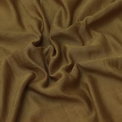 Brown Chanderi Cotton Fabric