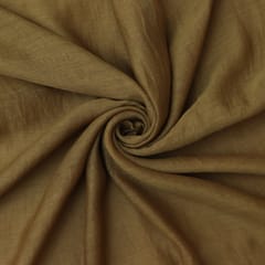 Brown Chanderi Cotton Fabric