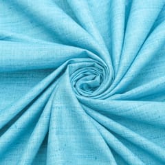 Sky Blue Plain Mahi Silk Fabric
