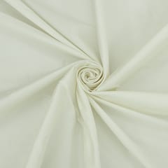 Snow White Polyester Taffeta Fabric
