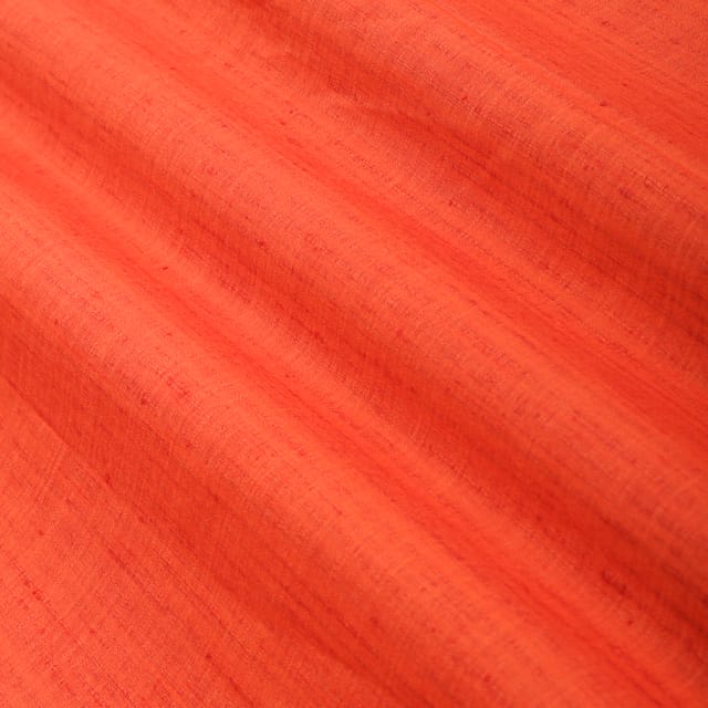 Vermillion Red Mahi Silk Fabric