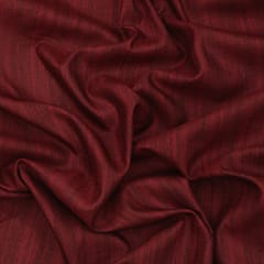 Burgundy Bhagalpuri Silk Fabric