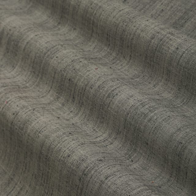 Steel Grey Mahi Silk Fabric