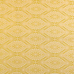 Canary Yellow and Gold Weave Semi Brocade