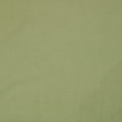 Pale Green Cotton Border Floral Threadwork Sequin Embroidery Fabric
