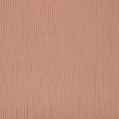 Blush Pink Pleated Georgette Plain Fabric