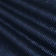 Midnight Blue Georgette Sequins Embroidery Georgette Fabric