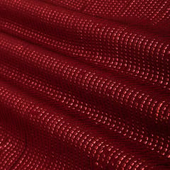 Wine Red Georgette Sequins Embroidery Georgette Fabric