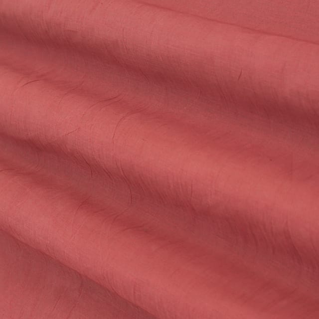 Mauve Chanderi Silk Plain Fabric