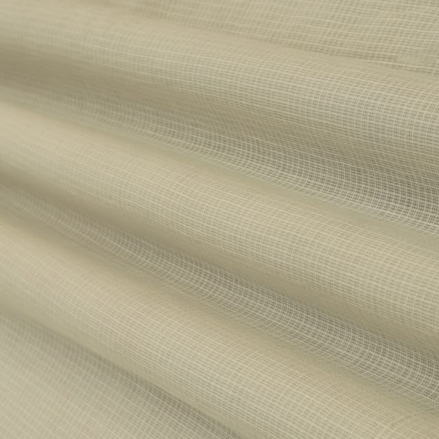 White Kota Check Plain Fabric