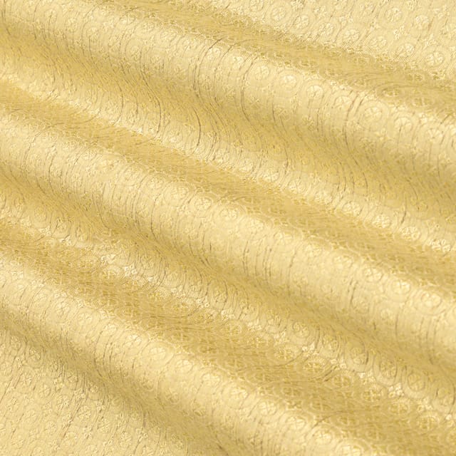 Gold Motif Weave Brocade Fabric