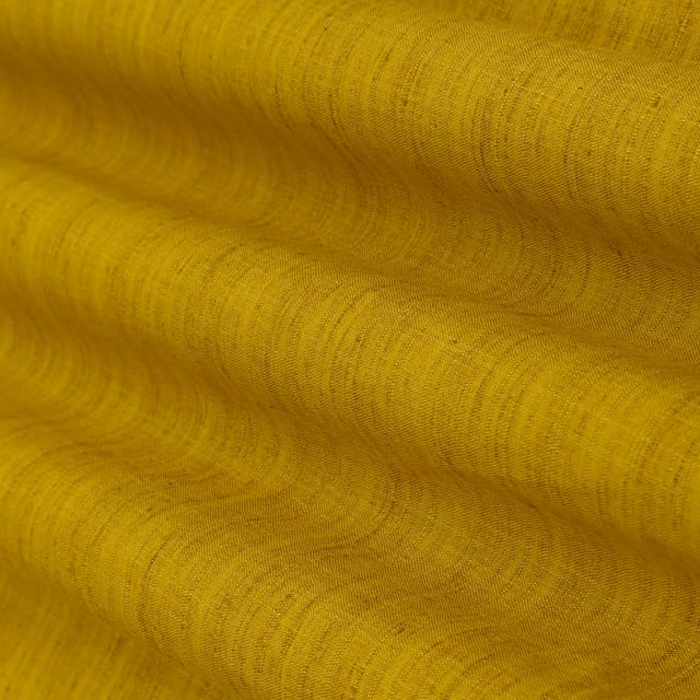 Bright Yellow Mahi Silk Plain Fabric