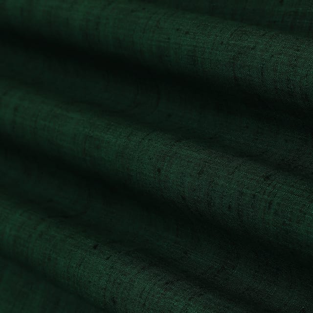 Dark Green Mahi Silk Plain Fabric