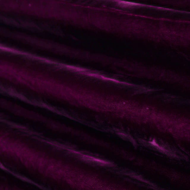 Violet Pure Velvet Fabric