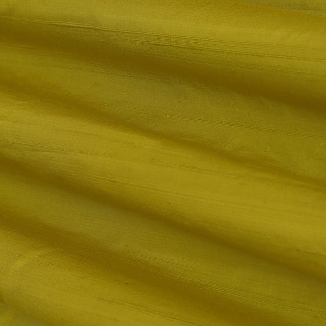 Dijon Yellow Raw SIlk Fabric
